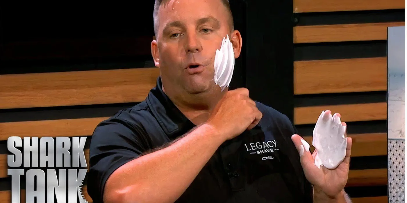 Mike Gutow pitches Legacy Shave on Shark Tank