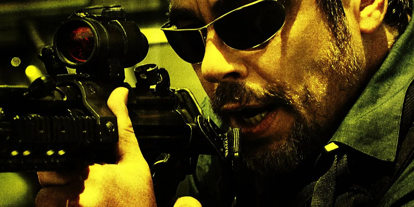 Benicio Del Toro in Sicario: Tag des Soldado