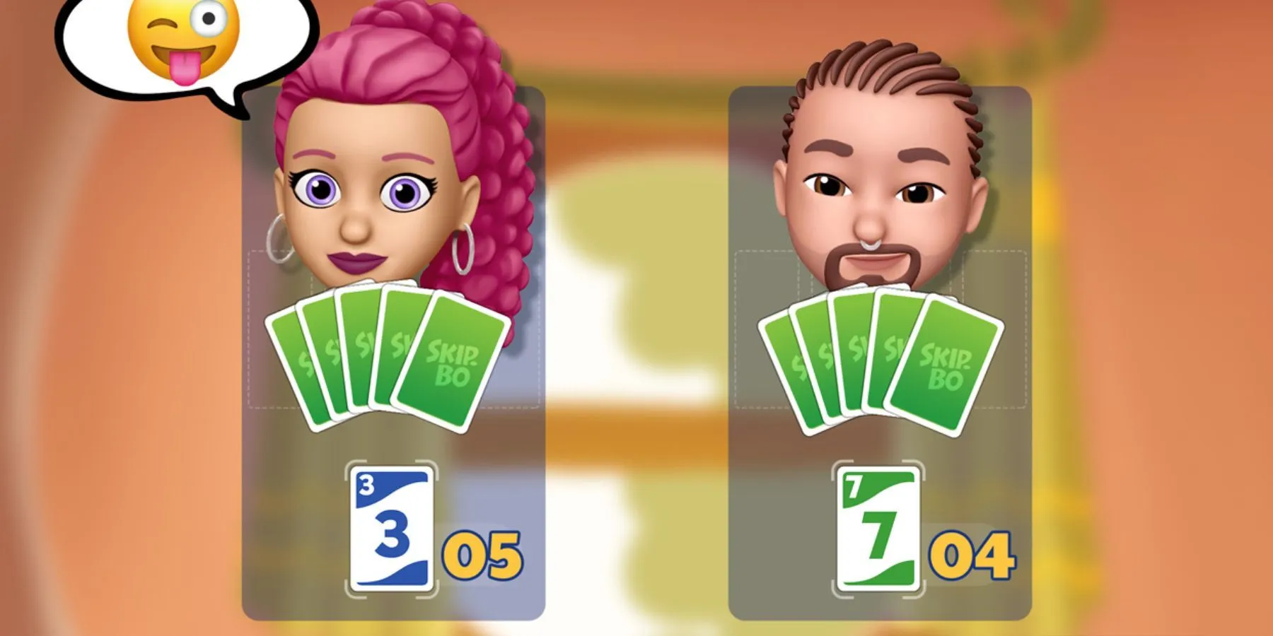 Skip Bo Mobile: Spielablauf