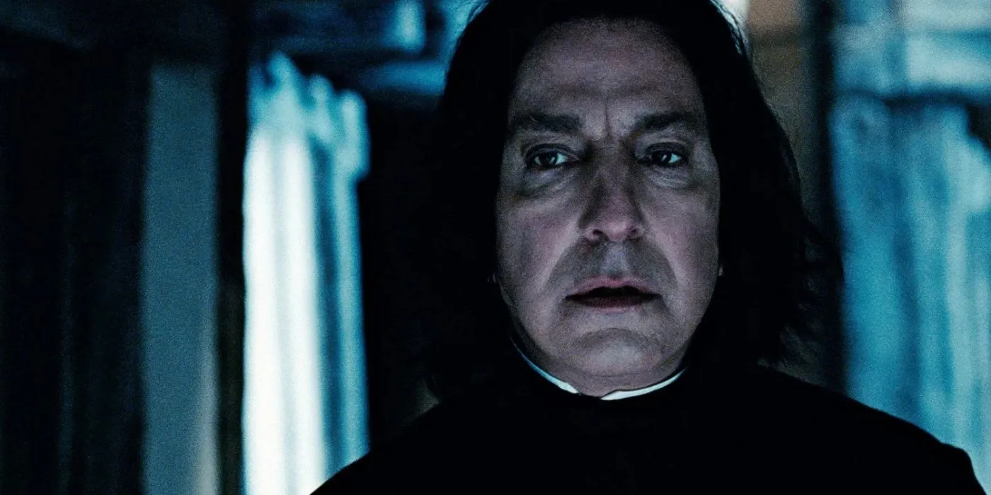 Severus Snape looking sad.