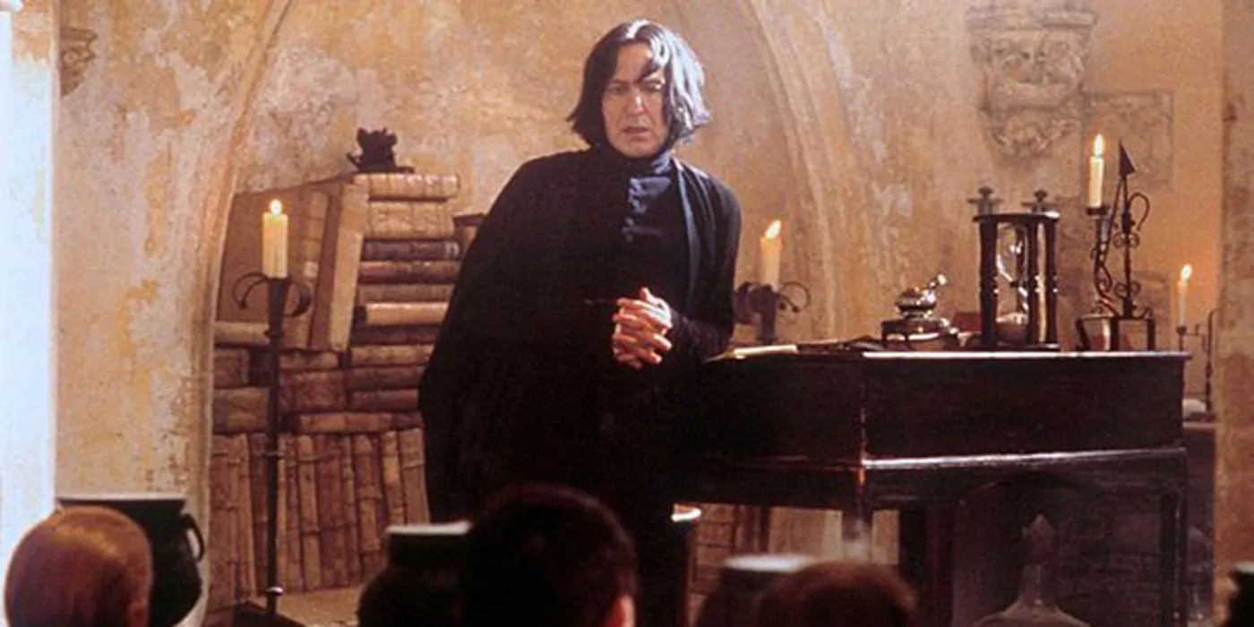 Severus Snape teaching class.