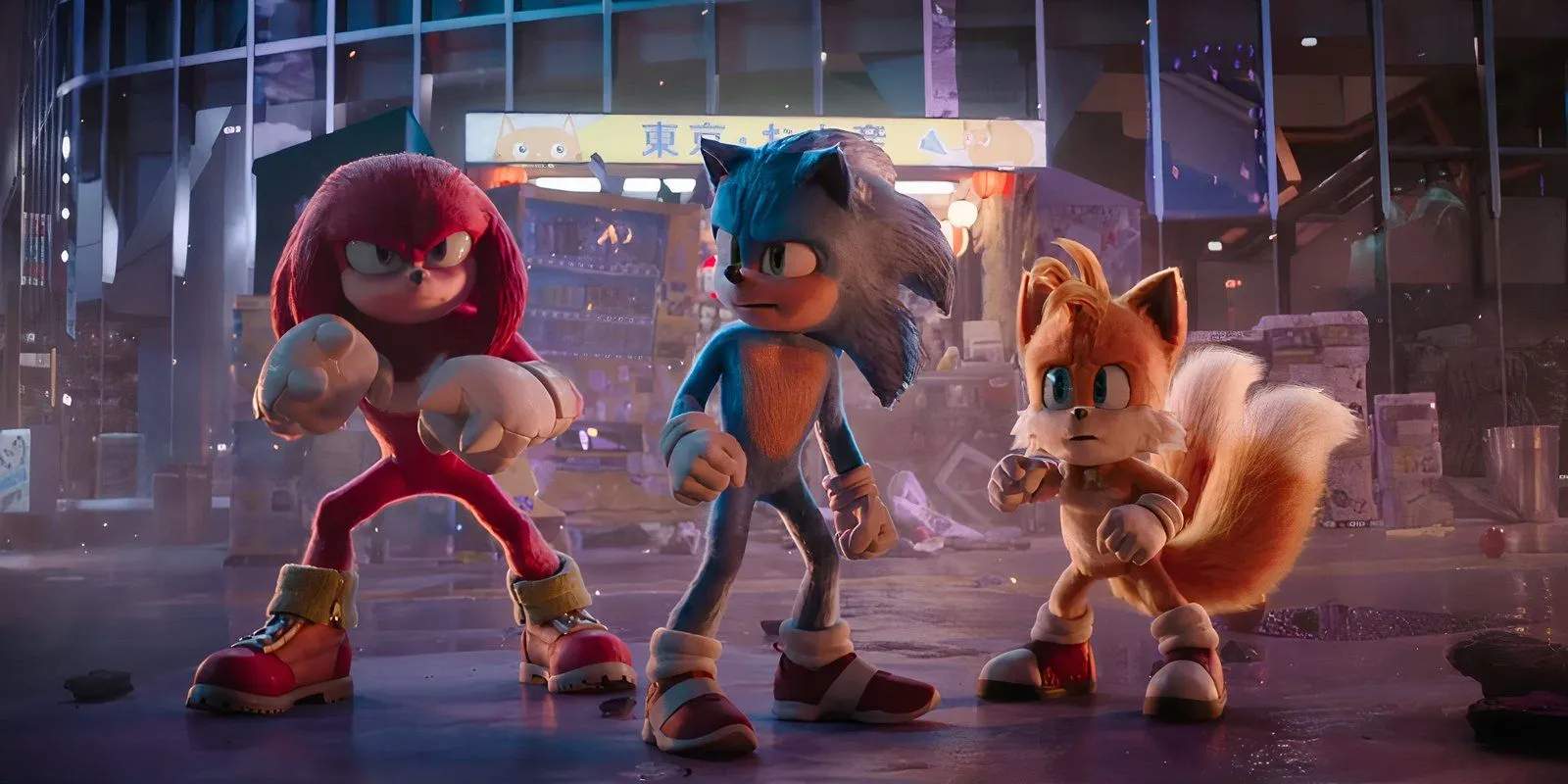 Sonic, Knuckles y Tails