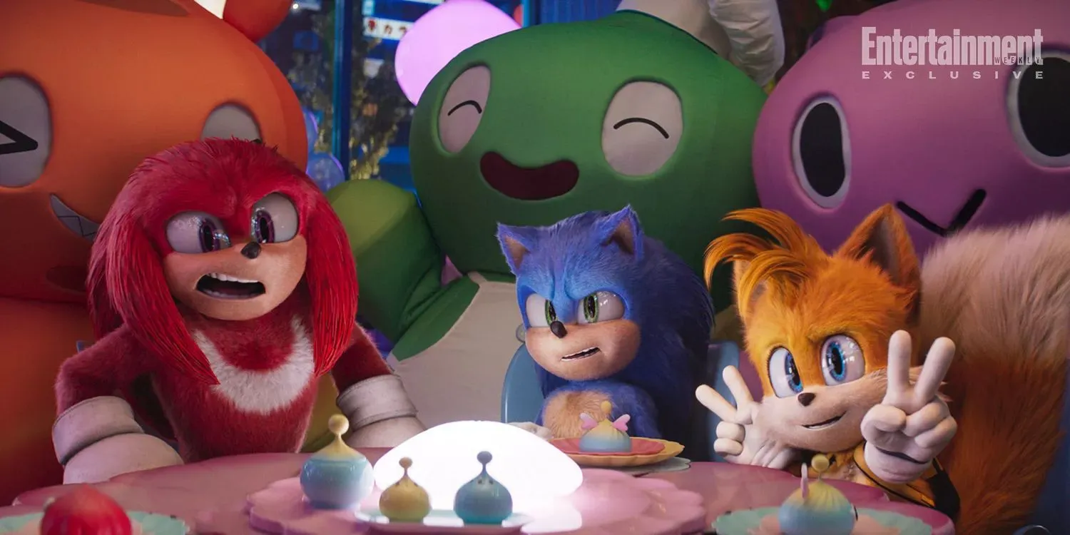 Sonic, Tails i Knuckles w kawiarni Chao