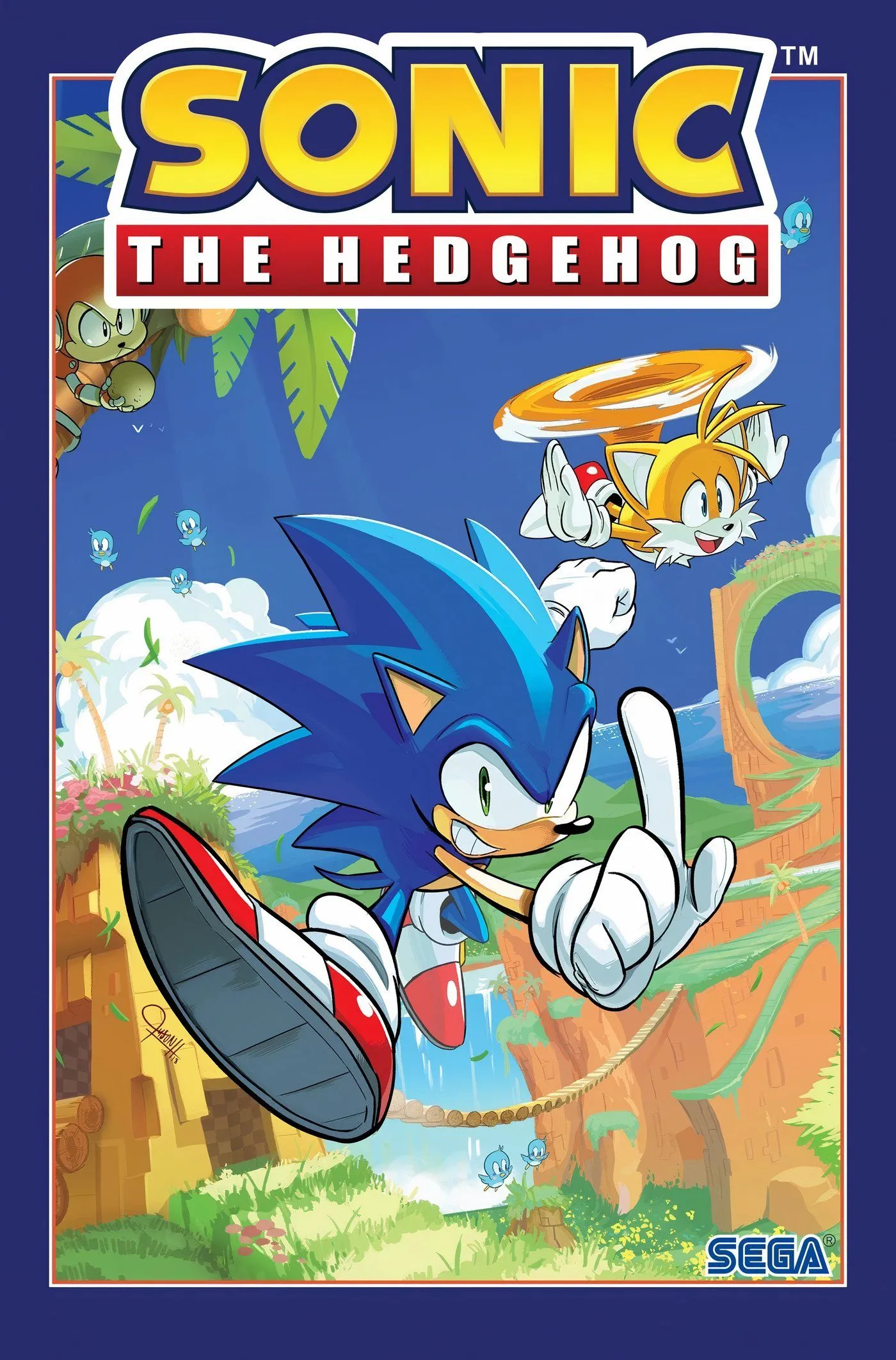 Sonic the Hedgehog Vol. 1 Okładka