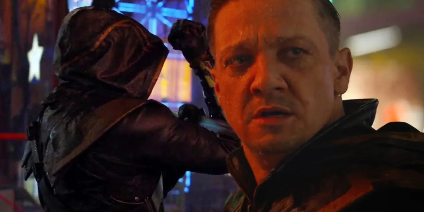 Image divisée de Hawkeye en Ronin dans le MCU