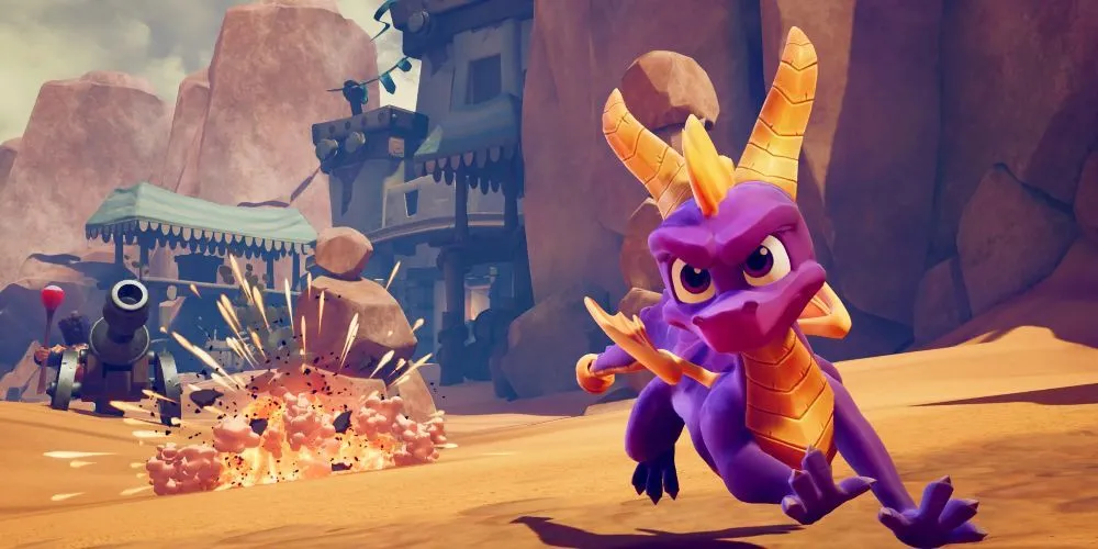 Schermata del gioco Spyro