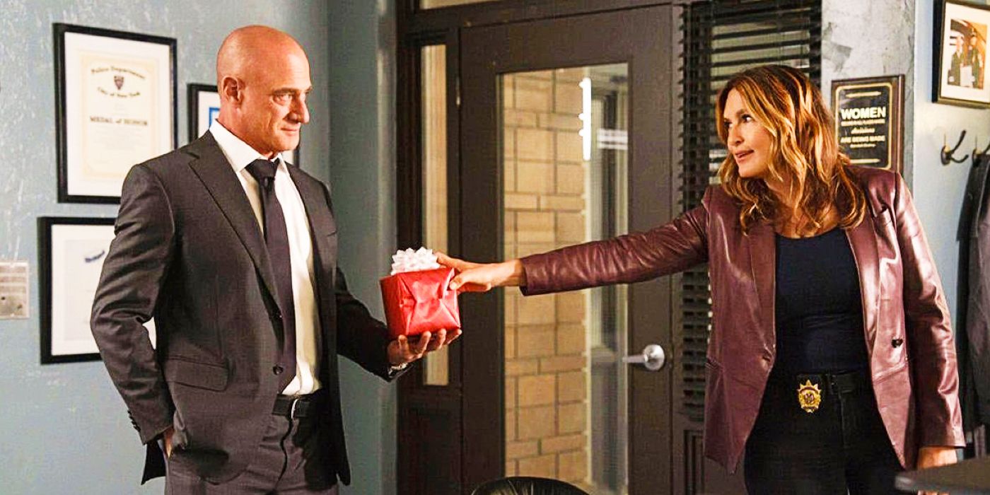 Stabler offre son cadeau à Benson dans Law & Order: Organized Crime