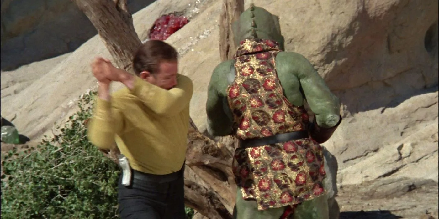 Star Trek Original Series Kirk Gorn fight