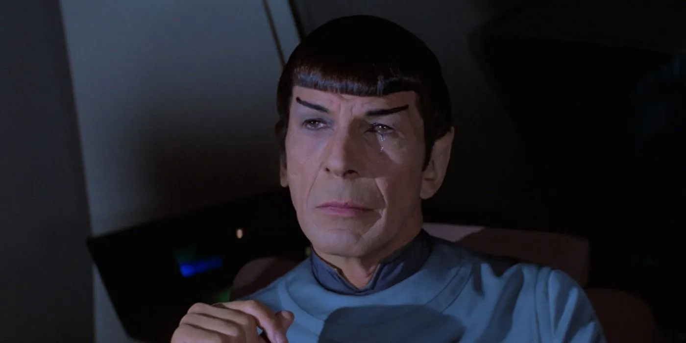 Star Trek The Motion Picture Spock cries for V'ger