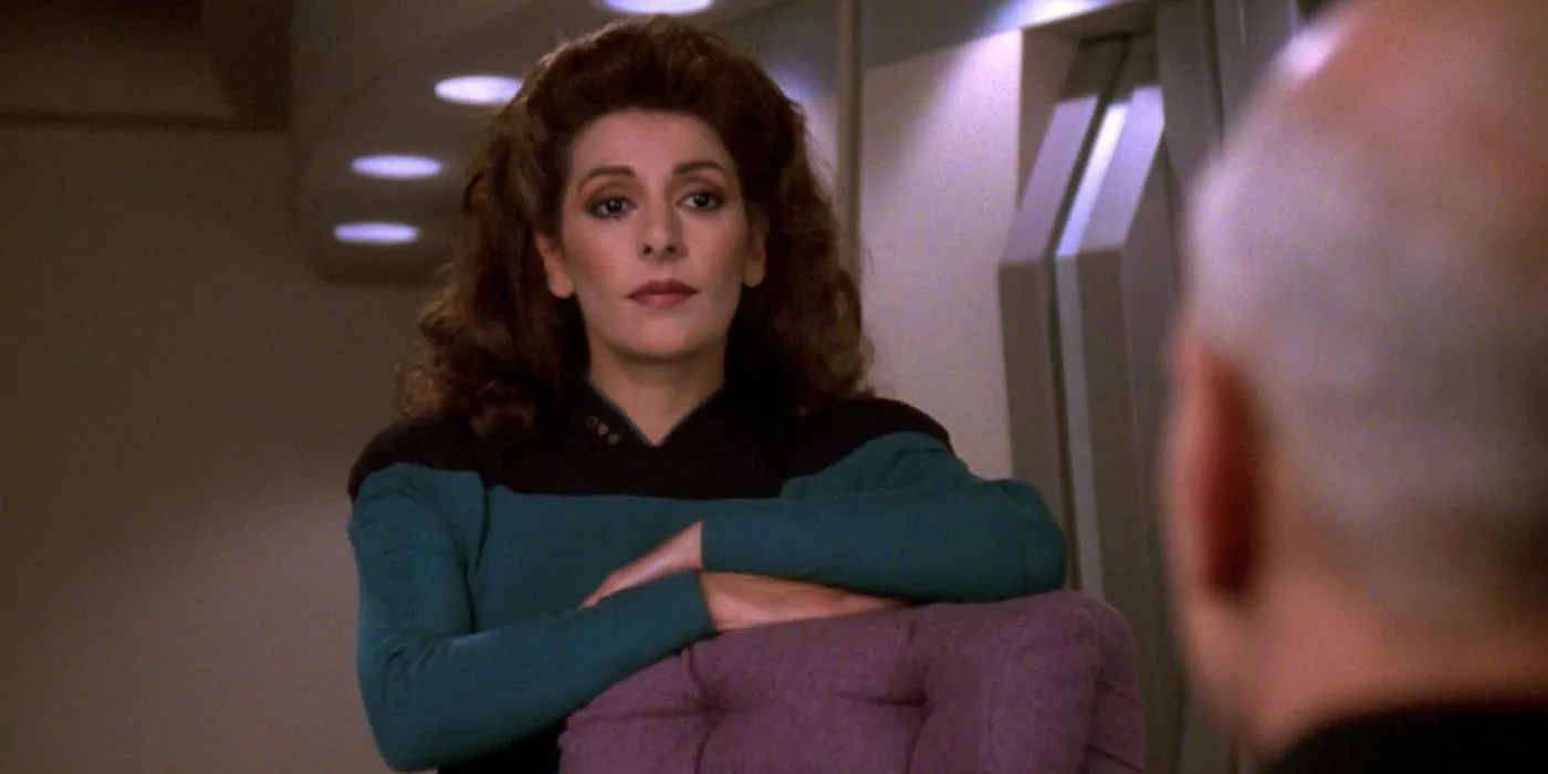 Troi con Picard