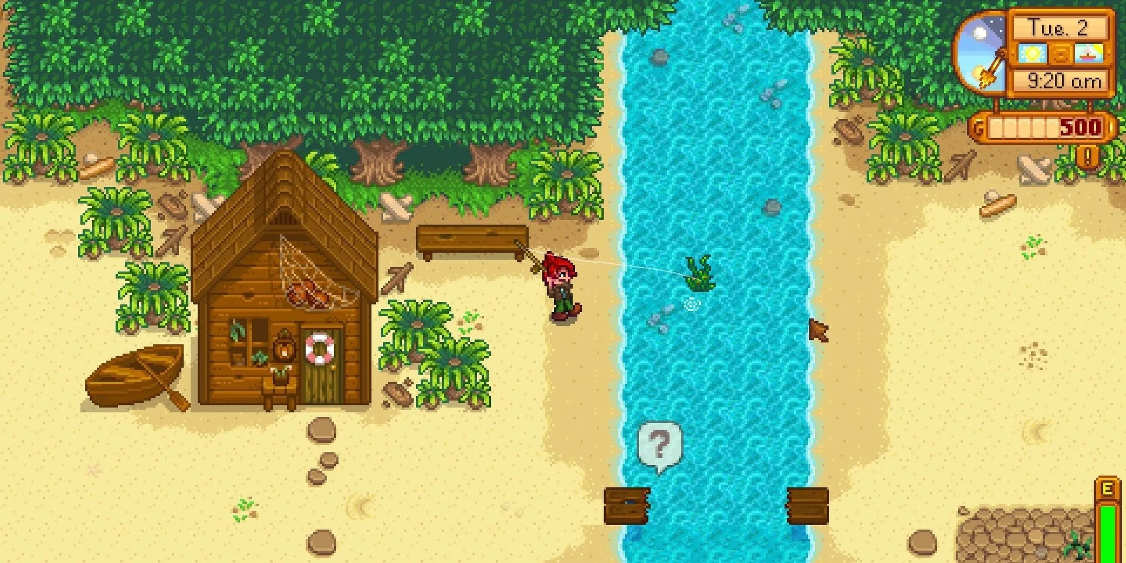 La cabina di Elliott nella Stardew Valley