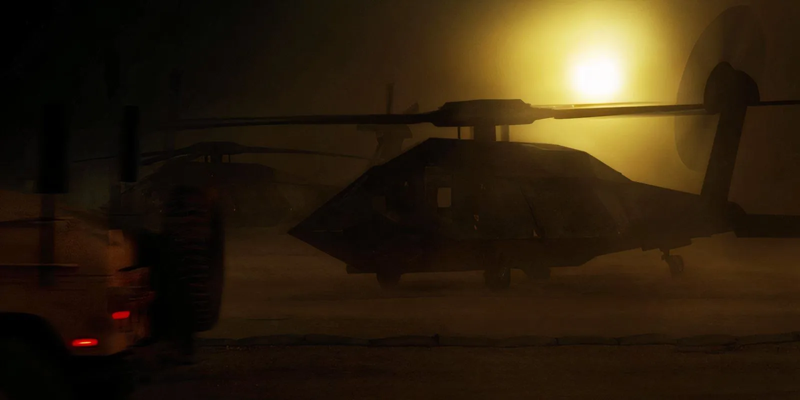 Stealth Hawk helicopter in Zero Dark Thirty