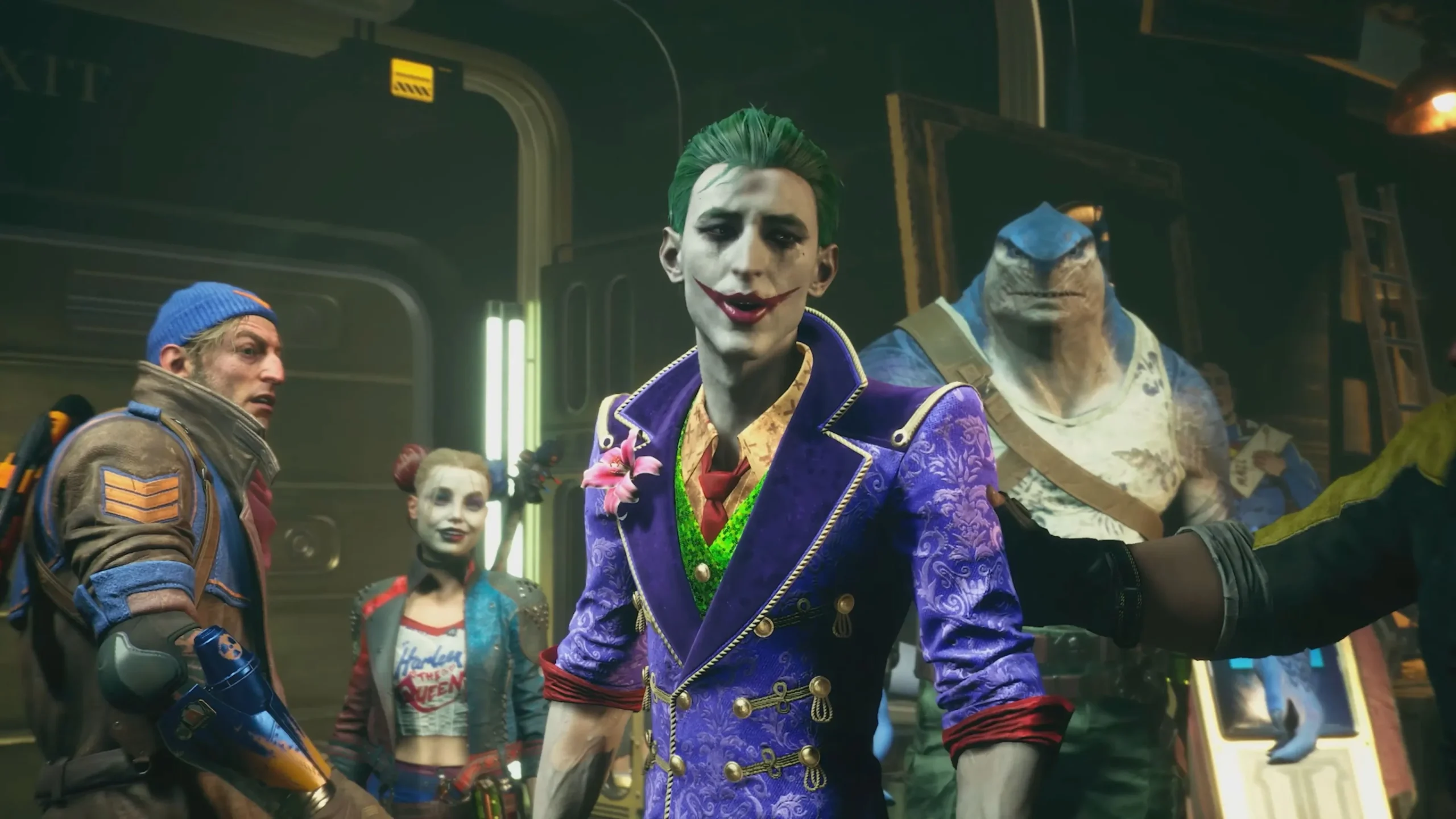 Le Joker escorté jusqu'à sa cellule dans Suicide Squad : KTJL