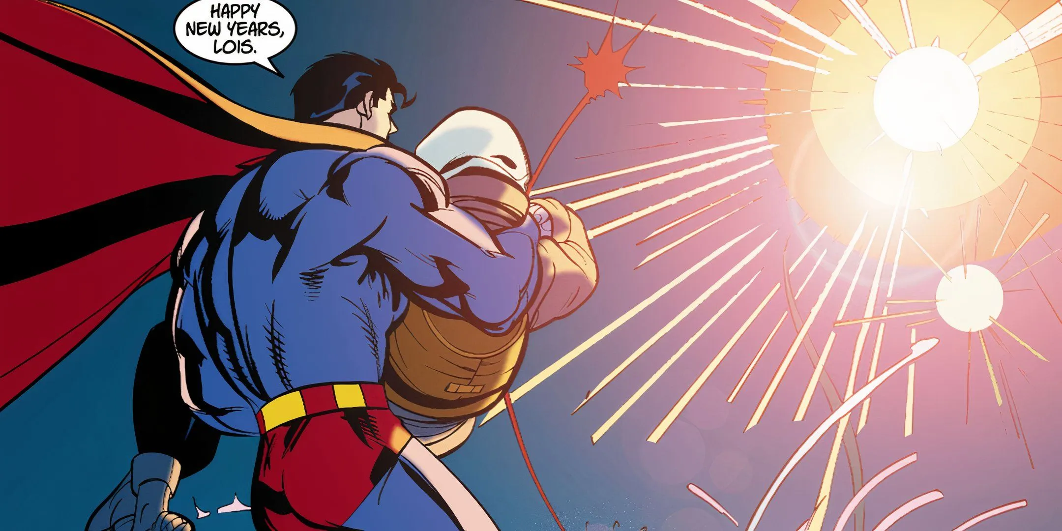 Superman festeggia il capodanno con Lois DC