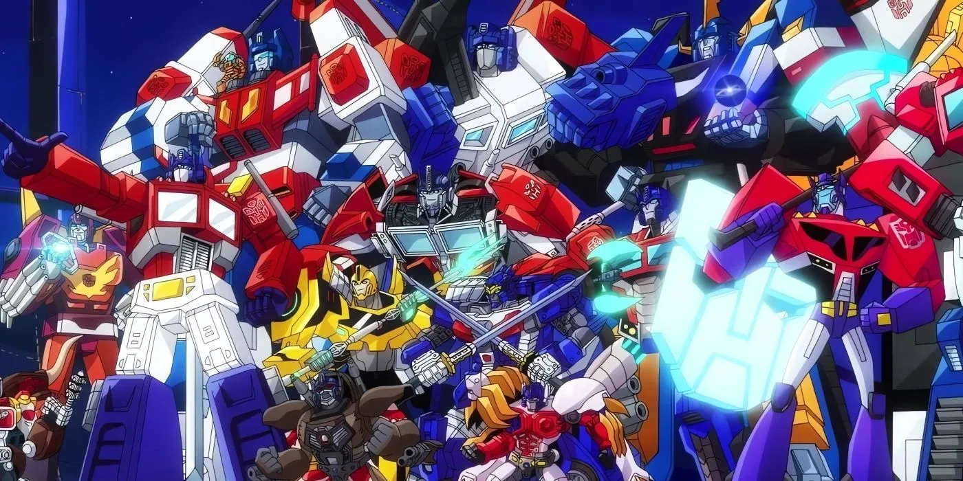 The Autobots Standing Together