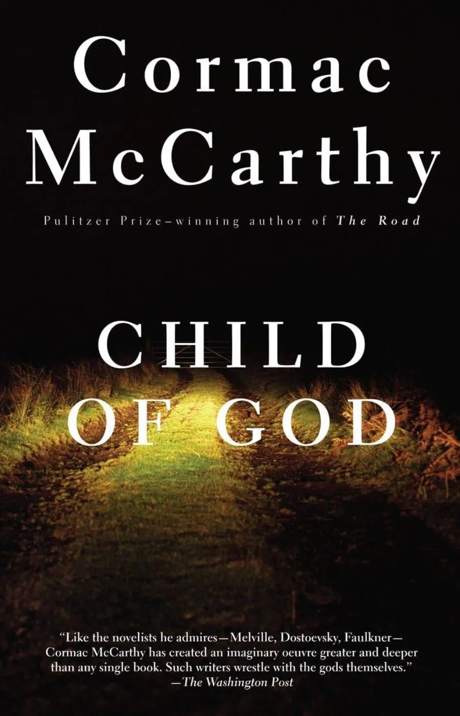 La portada de Niño de Dios de Cormac McCarthy.