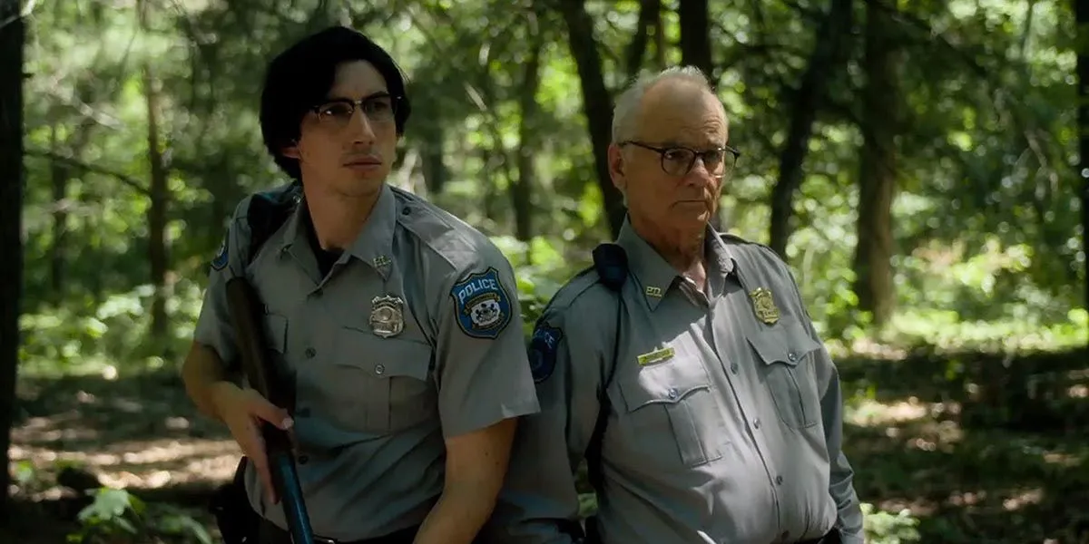 Adam Driver y Bill Murray como agentes de policía en Los muertos no mueren