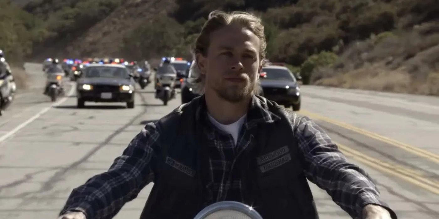 Police Chase Scene in Sons of Anarchy