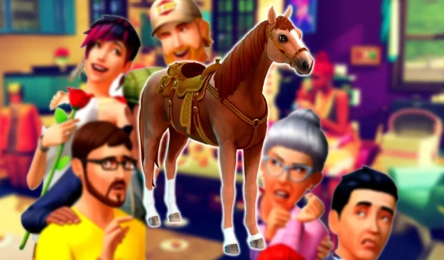 Sims 4 プレイヤーは「近所へようこそ」と熱望する馬が溢れる通りを体験