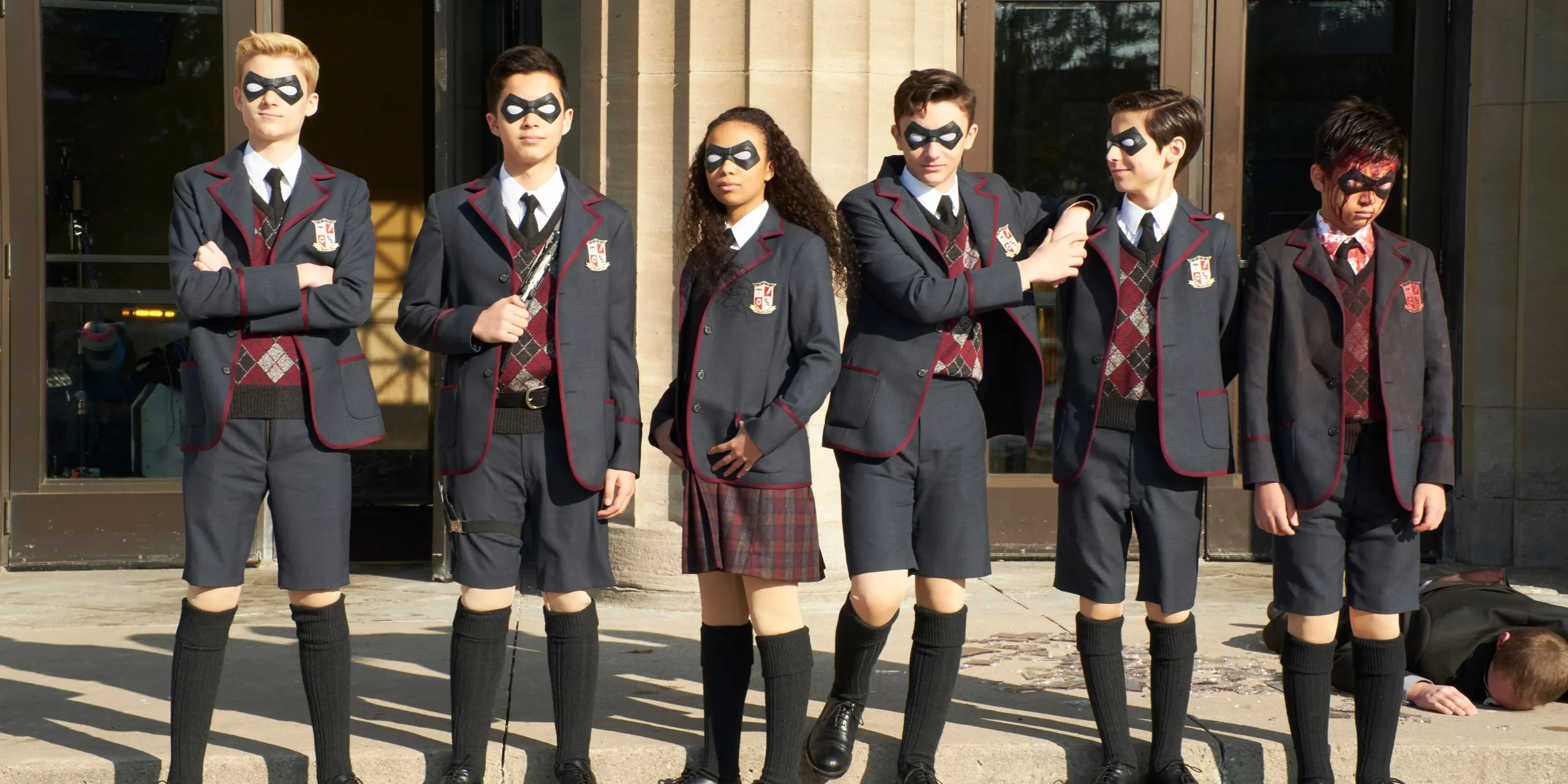 Equipo joven de Umbrella Academy