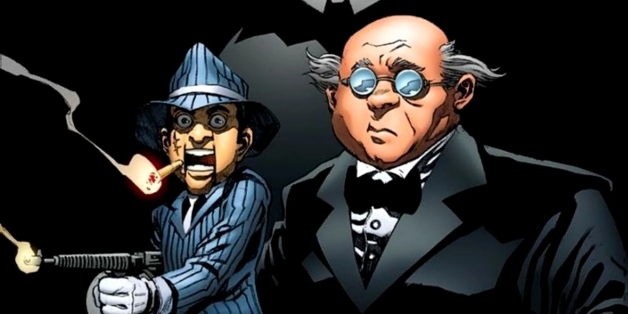 El ventrílocuo y Scarface en DC Comics