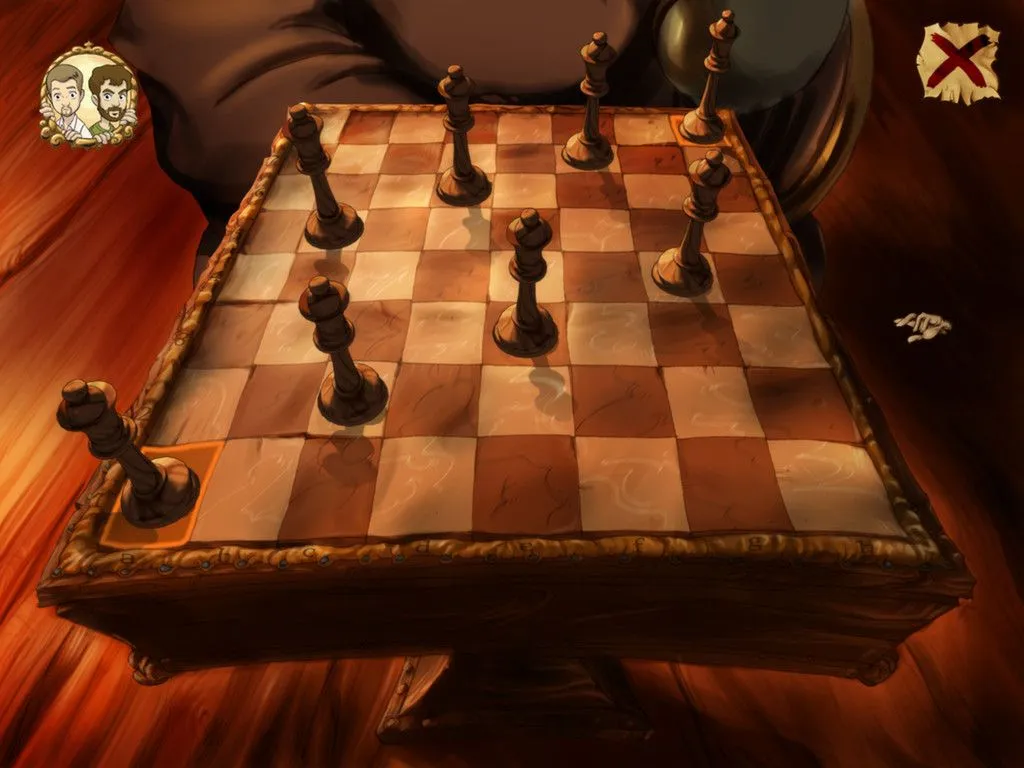 Chessboard scene from The Whispered World