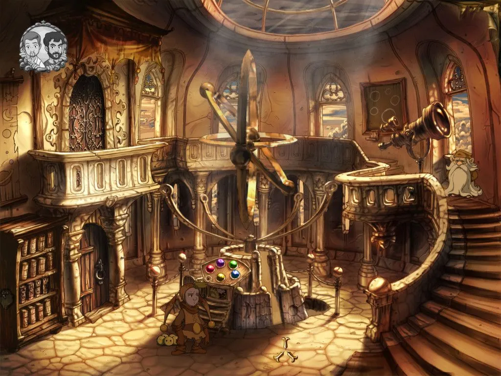 Study scene in The Whispered World