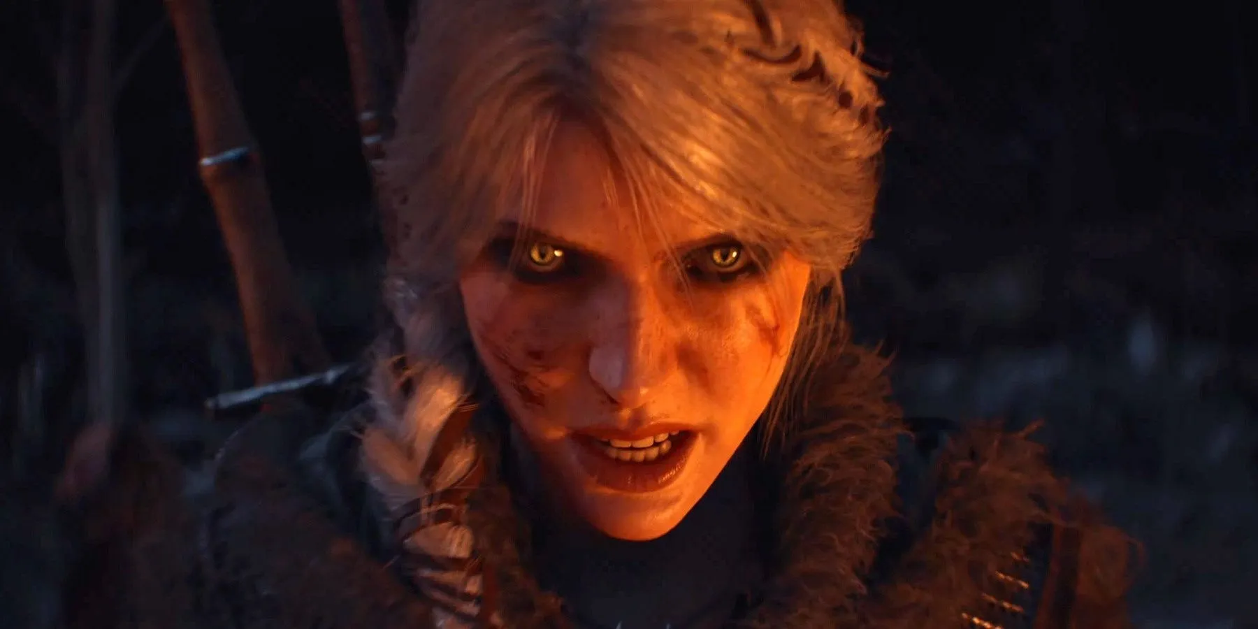 Ciri después de beber la poción