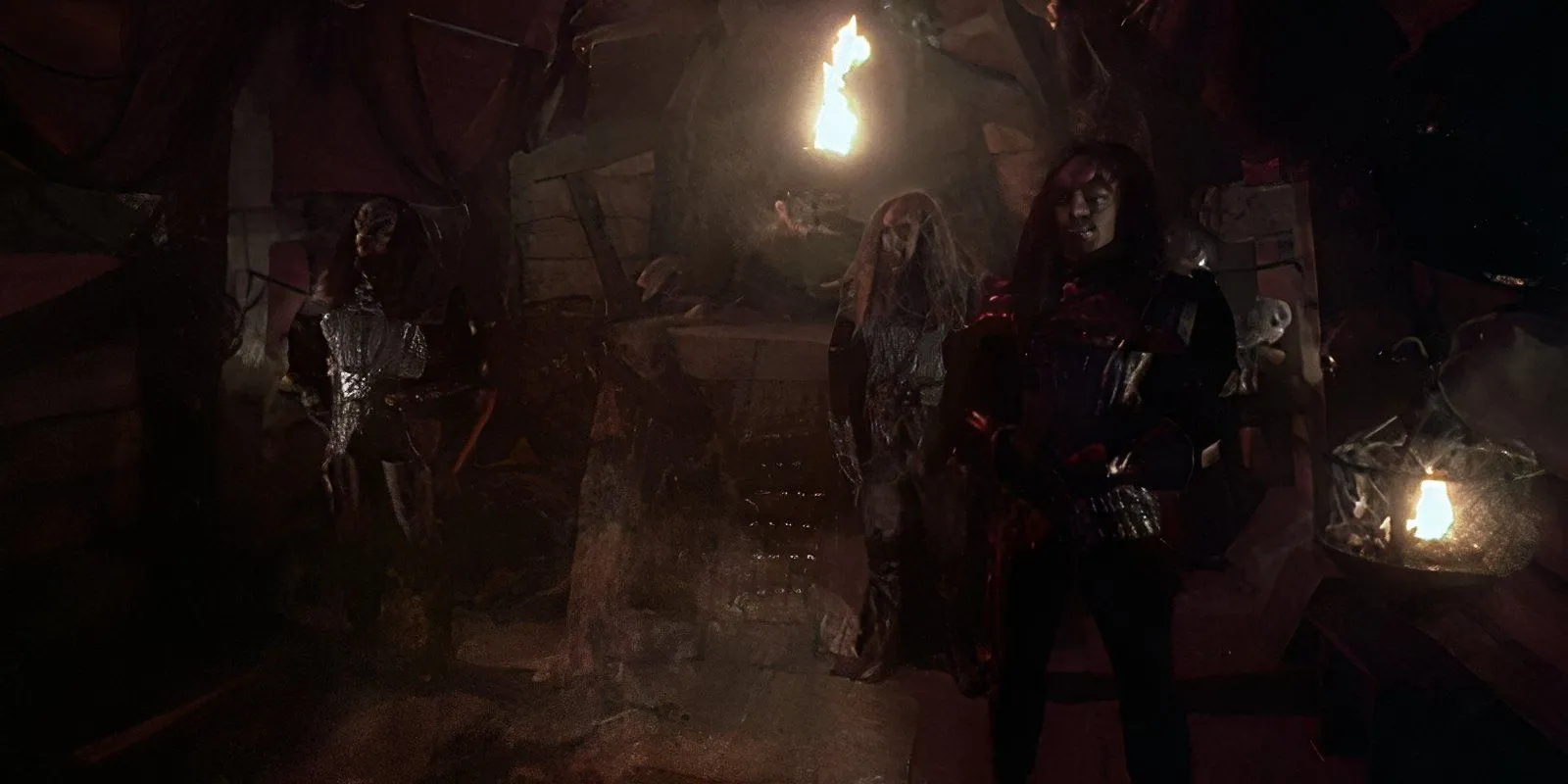 Klingonische Krieger in Barge of the Dead