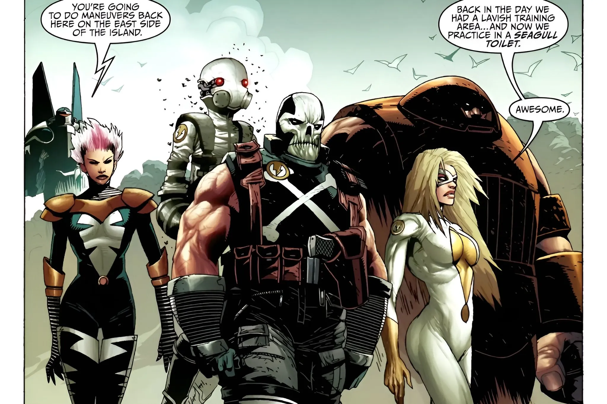 Luke Cages erstes Thunderbolts-Team.