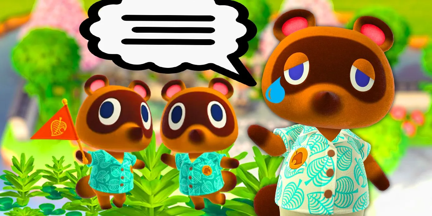 Tom Nook se ve triste