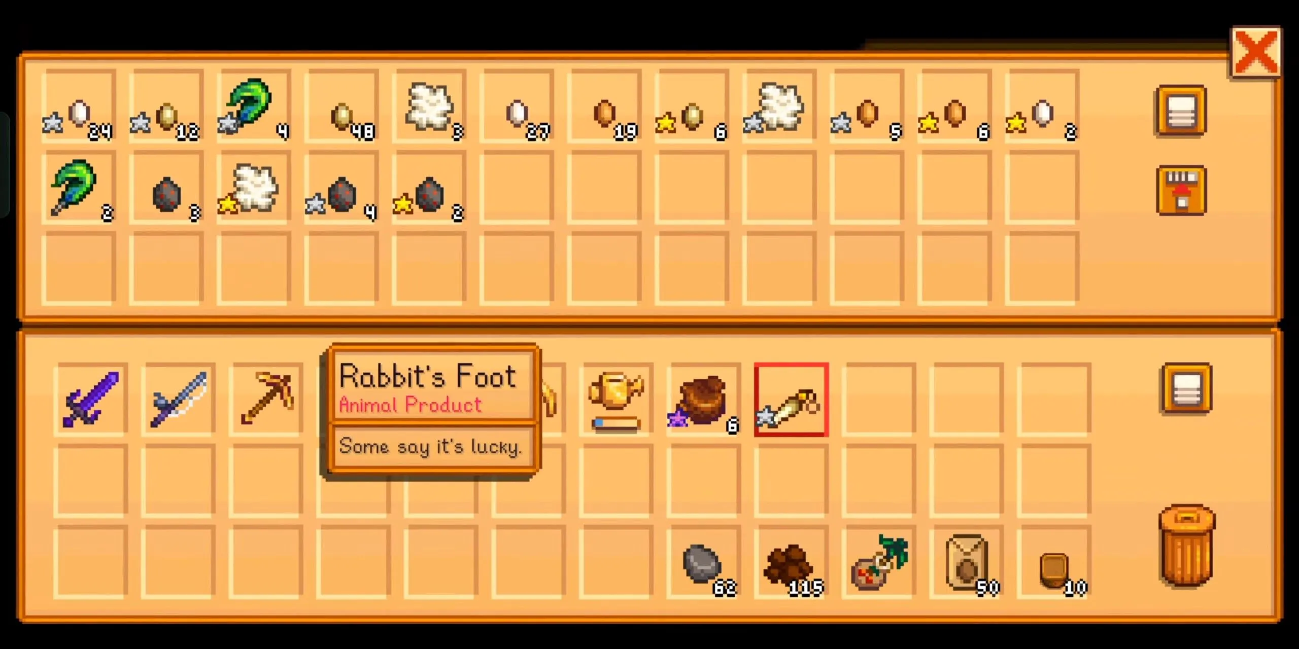 Anleitung zum Auffinden von Hasenpfoten in Stardew Valley