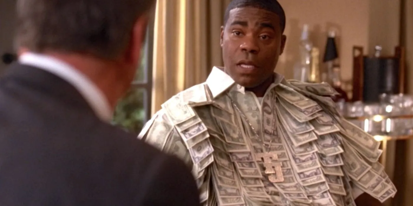 特蕾西摩根 (Tracy Morgan) 身穿 30 Rock 出品的一套西裝