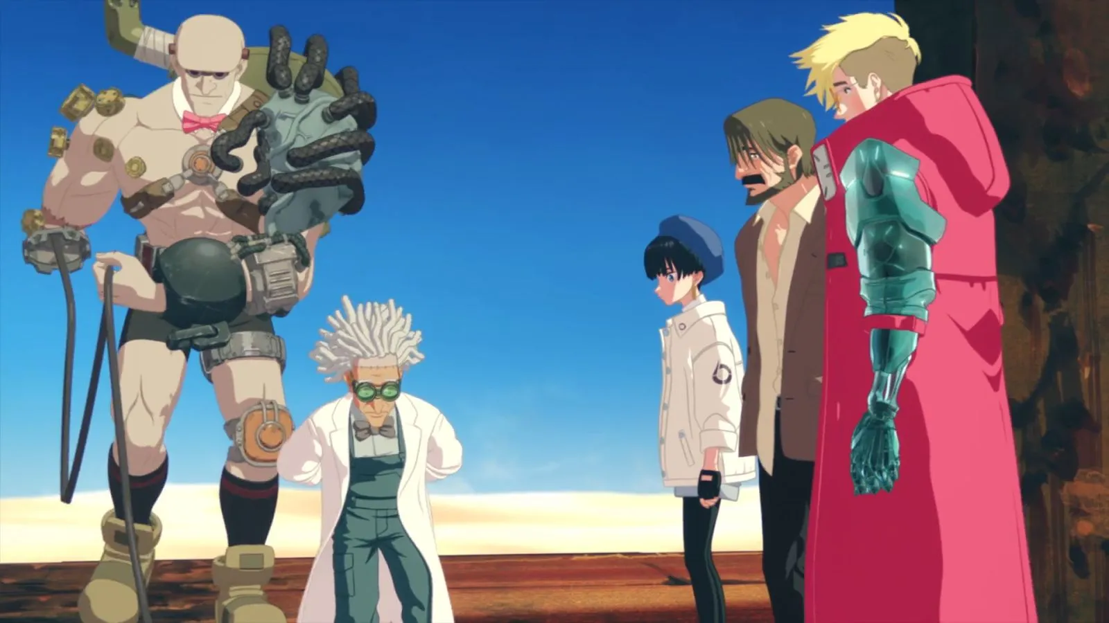 Vash et la famille Nebraska de Trigun Stampede