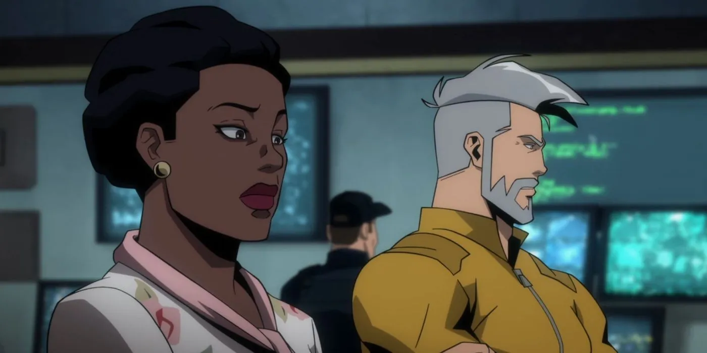 Amanda Waller with Rick Flag