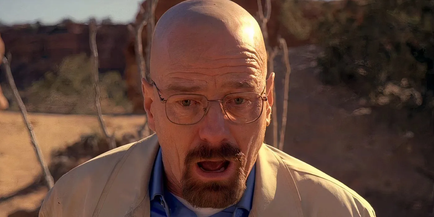 Walter White sieht in Breaking Bad schockiert aus