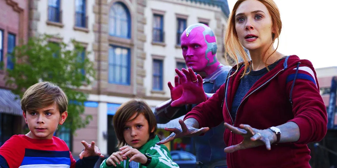 Wanda, Vision y los niños en el final de la serie