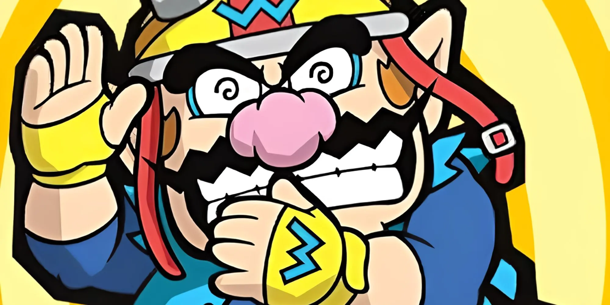 Wario o okładce WarioWare: Twisted!