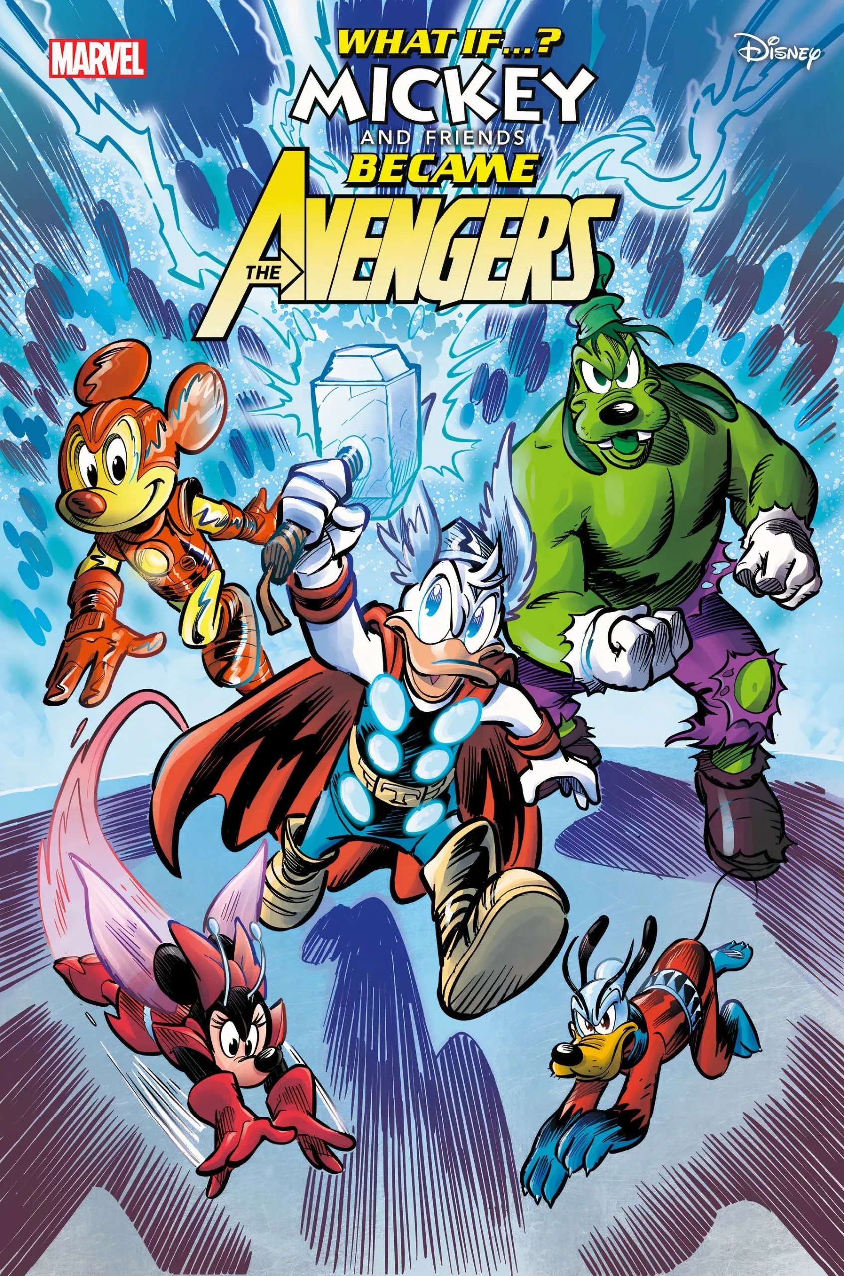 Et si Mickey et ses amis devenaient les Avengers - Couverture Marvel