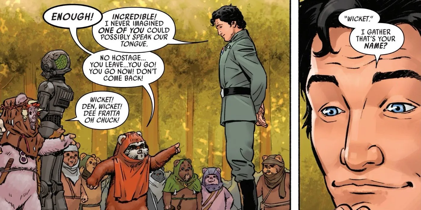 Wicket fala o básico em Ewoks #2