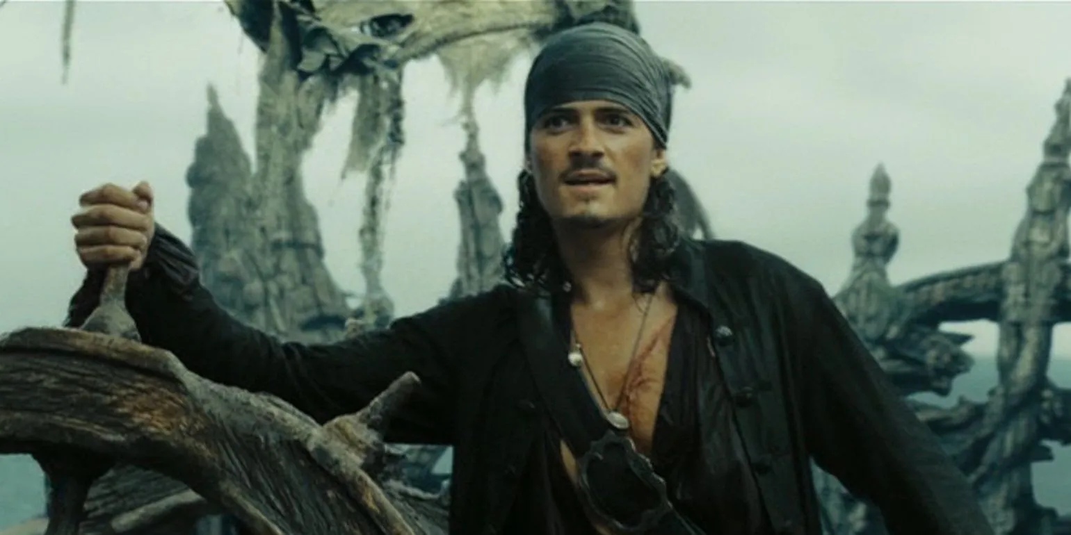 Will Turner steuert das Schiff