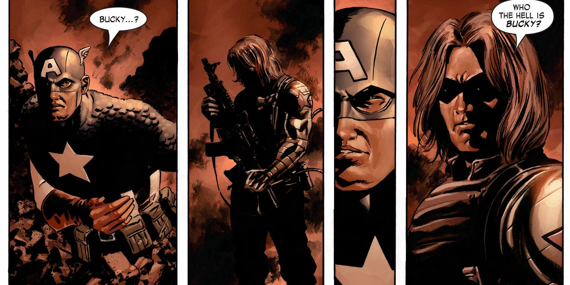 El Soldado del Invierno pregunta quién es Bucky Marvel