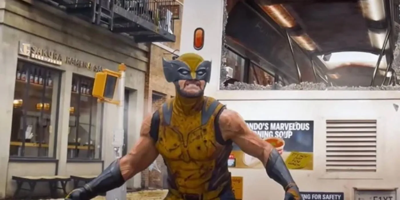 Poor CGI of Wolverine