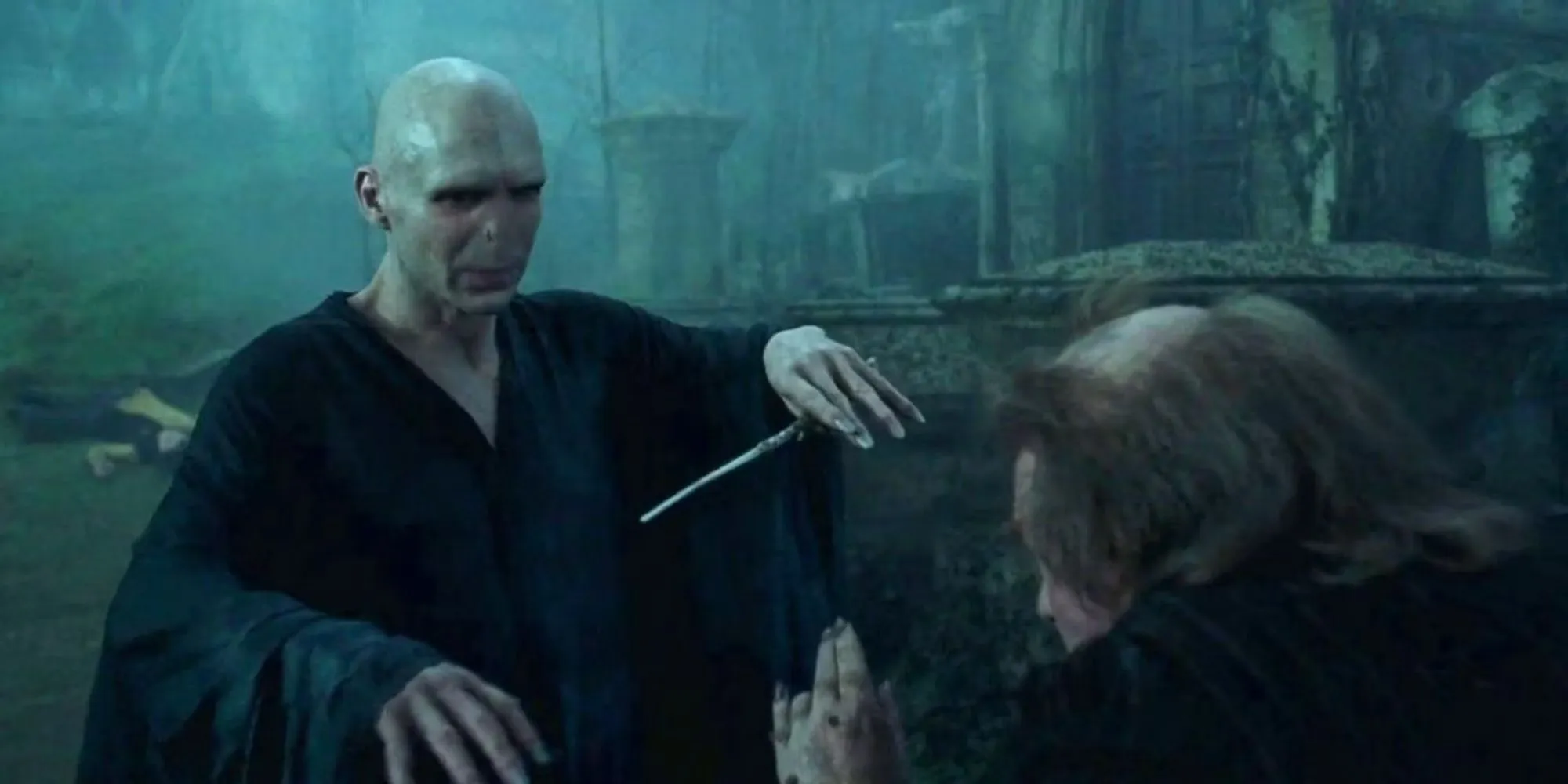 Peter Pettigrew and Voldemort.