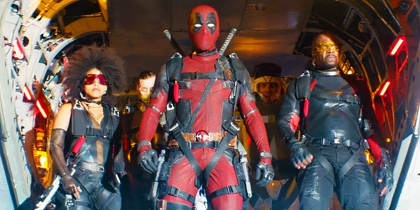 X-Force dans l'avion dans Deadpool 2