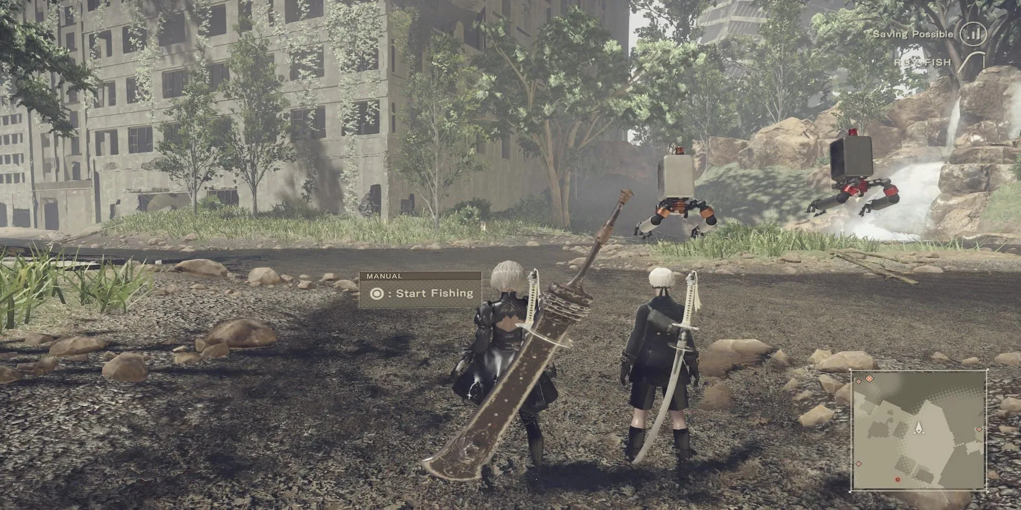 NieR:Automataでの釣り