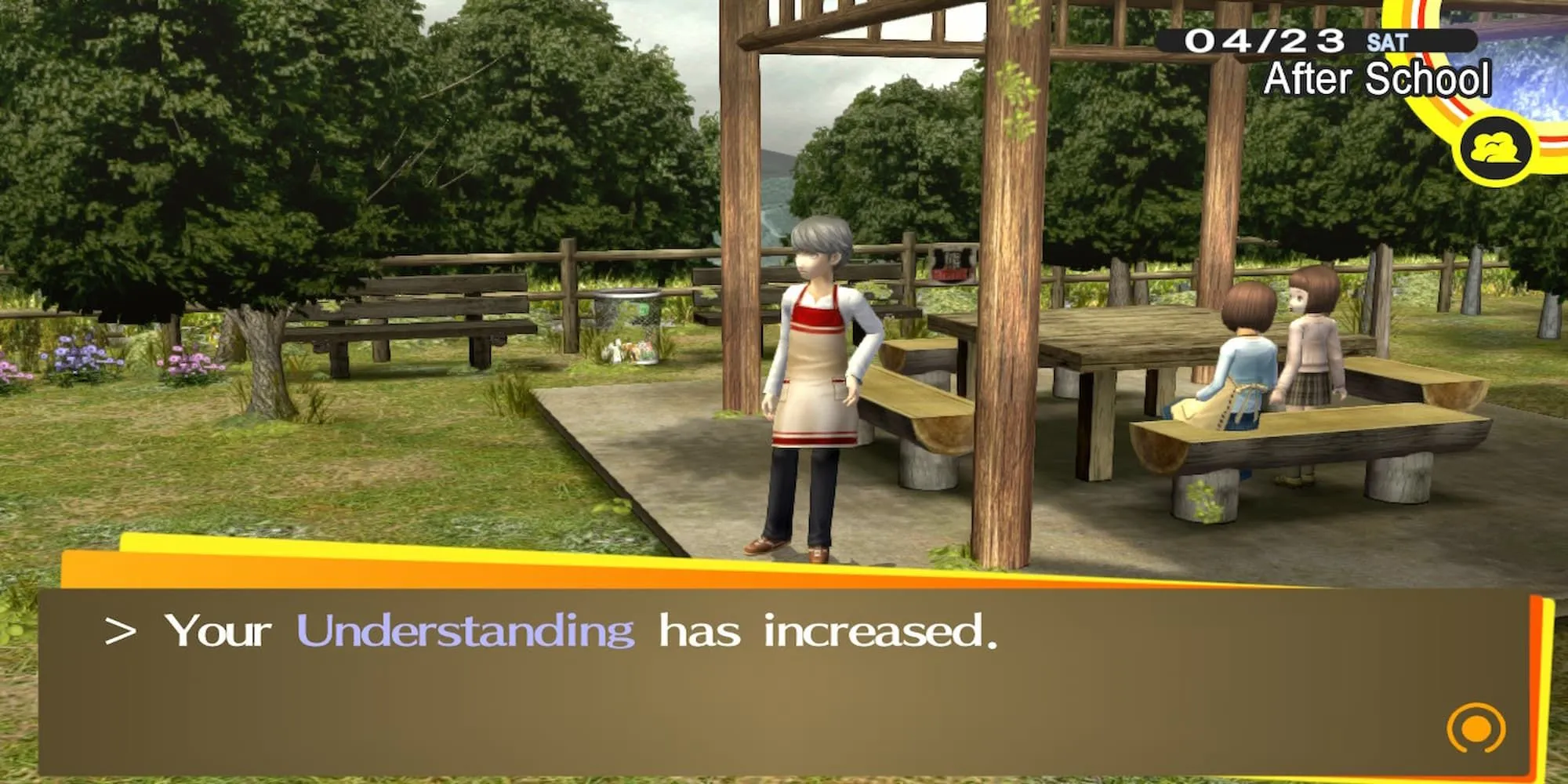 Comprendre dans Persona 4 Golden