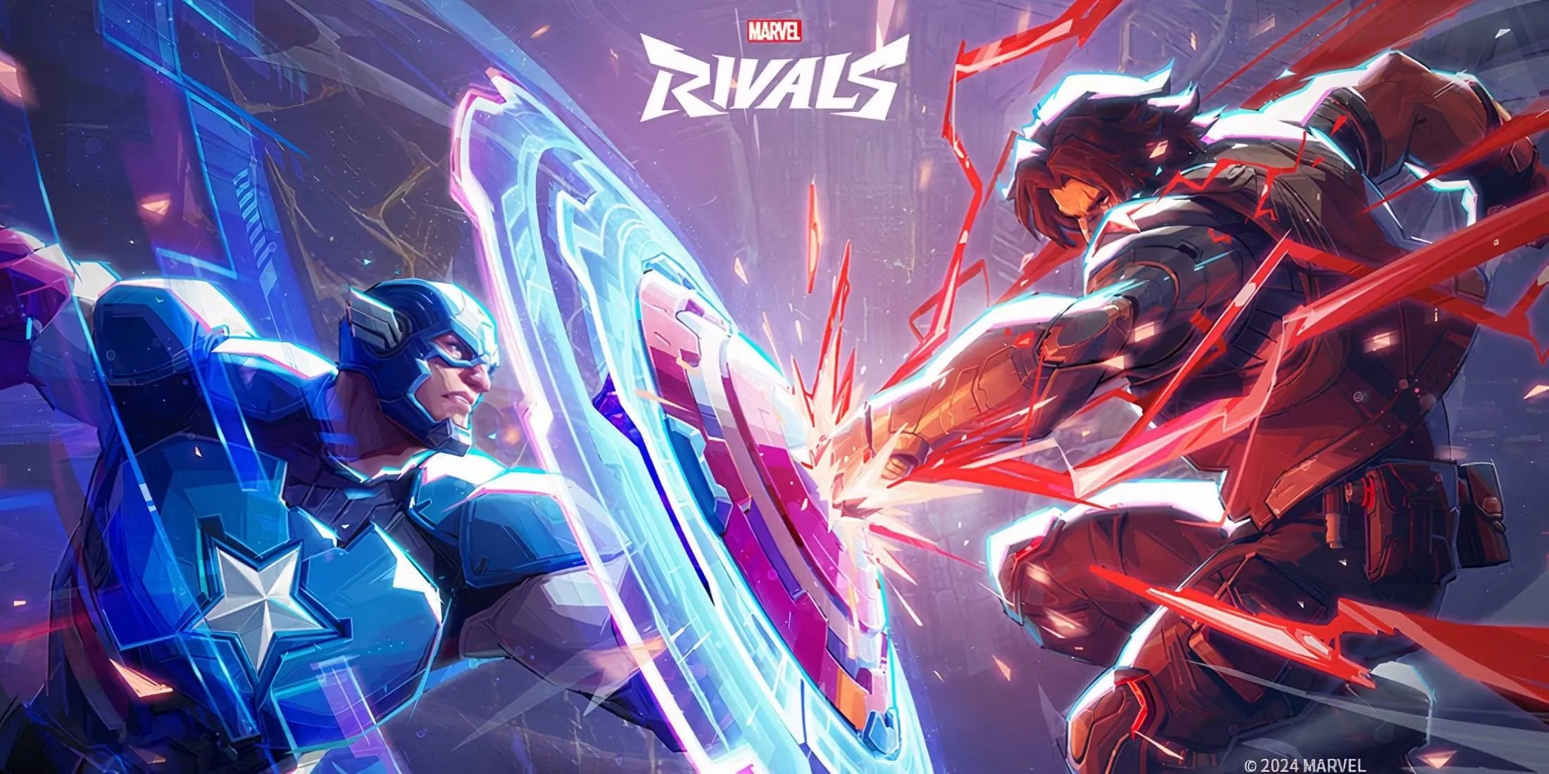 Primer plano de los personajes de Marvel Rivals