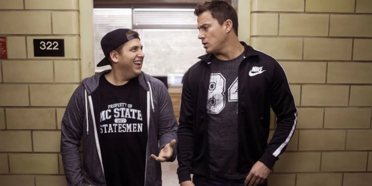 Channing Tatum y Jonah Hill sonriendo