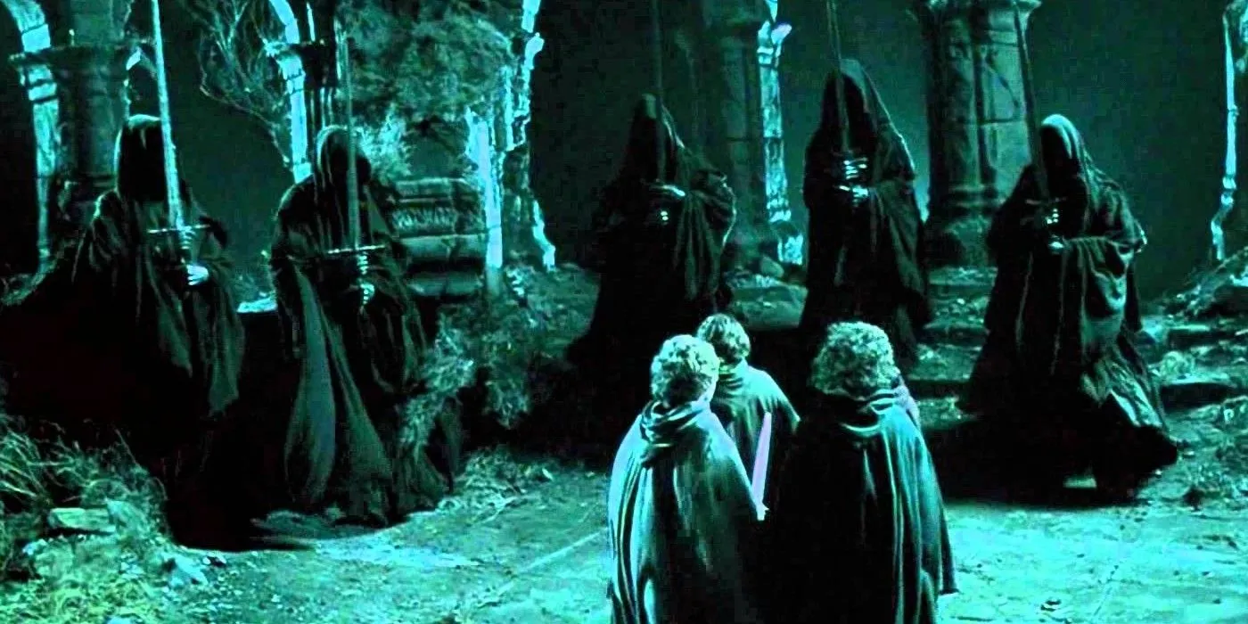 Aragorn se enfrenta a Nazgûl